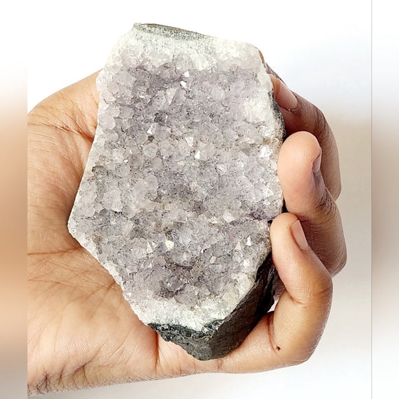 Amethyst Crystal Cluster with Large Flat Base Geode - Picture 11 of 11